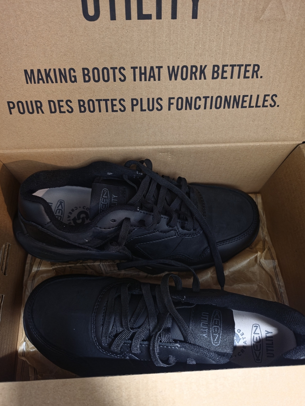 Keen Black Athletic Utility Sneakers KS86 Carbon Toe